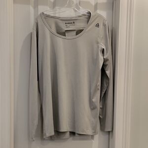 Reebok Light Gray Long Sleeve Shirt